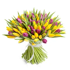 Букеты из тюльпанов